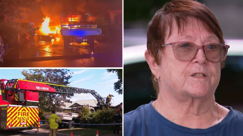 Hero neighbour pulls Brisbane grandmother from burning home