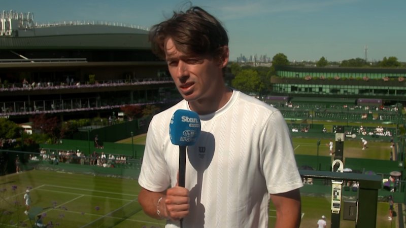 Alex de Minaur reflects after Wimbledon exit in straight sets