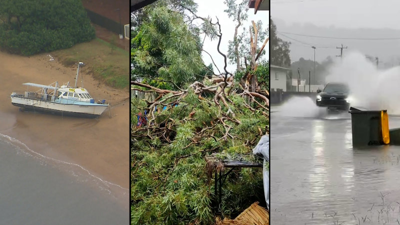 Cyclone Alfred closes in