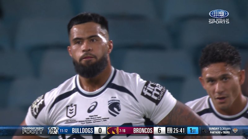 Payne Haas sin-binned as referee cracks down on Broncos