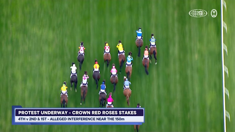 Jockey launches protests after race seven