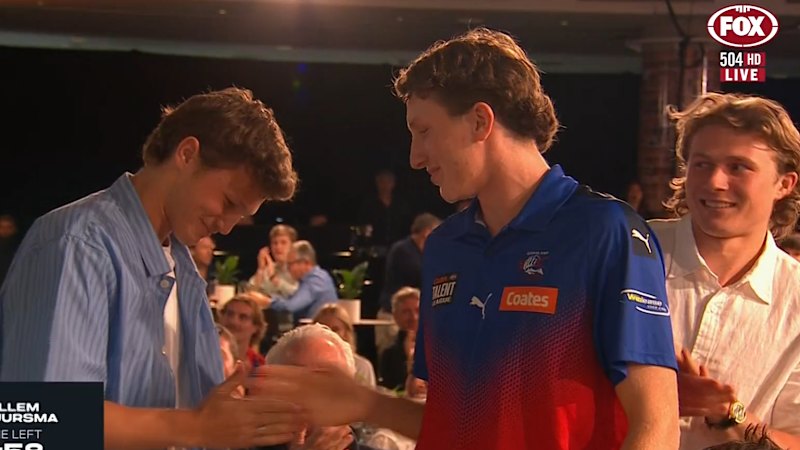 Willem Duursma kot prvi izbran na naboru AFL, pridružuje se West Coast Eagles