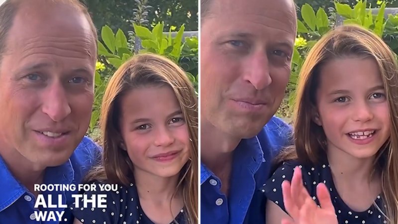 Prince William and Princess Charlotte's sweet video message