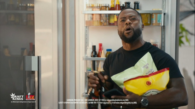 Kevin Hart stars in Draft Kings Super Bowl ad