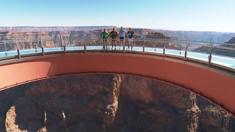 NRL stars visit Grand Canyon West