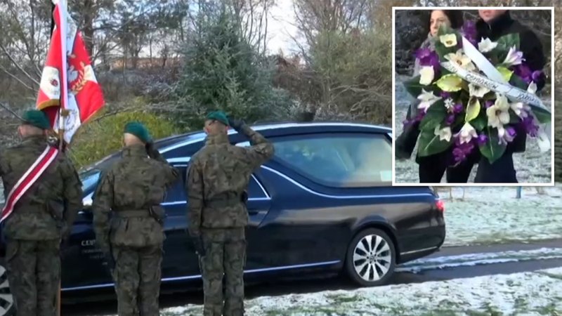 Polonya'daki füze patlamasının kurbanı için cenaze töreni düzenlendi