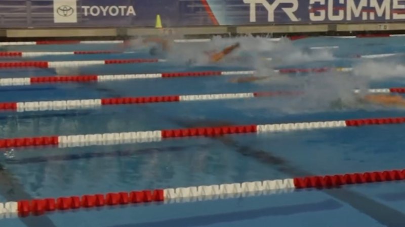 Jamie Jack wins 50m dash in America