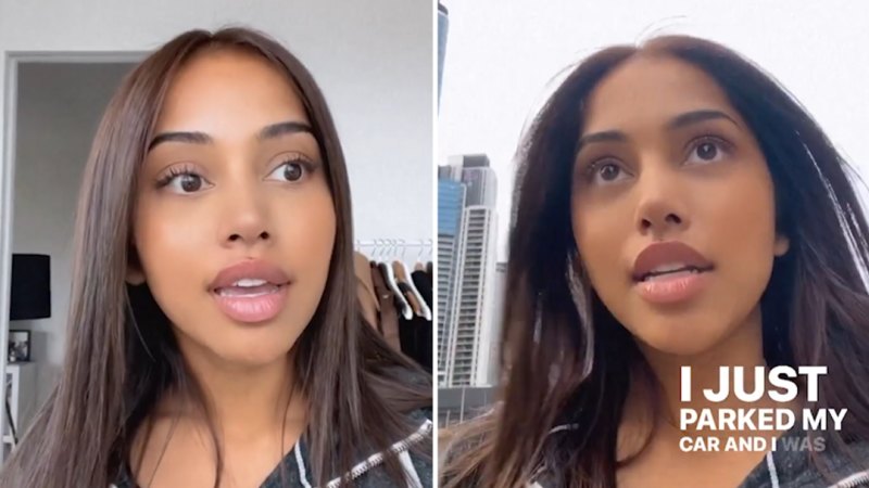Maria Thattil calls out blokes cat-calling her in carpark