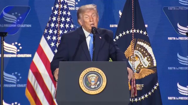 Trump warns 'communists' taking over the Democratic party are 'most serious threat' to US
