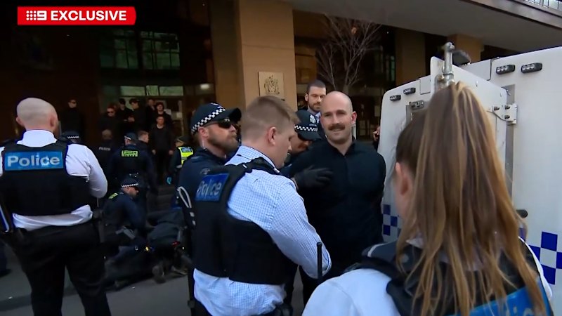 Neo-Nazi Thomas Sewell arrested outside court