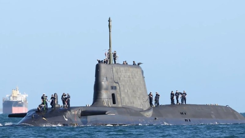 Nuclear-powered British submarine visits WA in AUKUS milestone