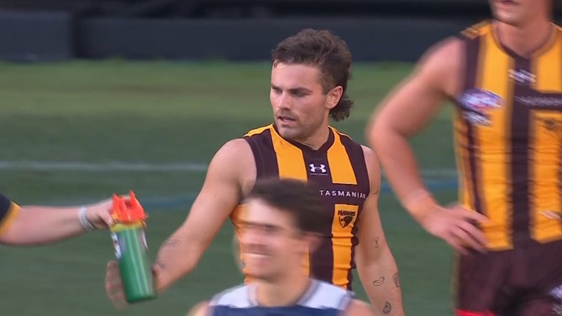 Hawks' wizard kicks ripping goal on his left