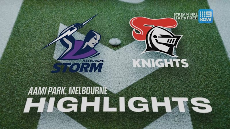 NRL Highlights: Storm v Knights - Round 14