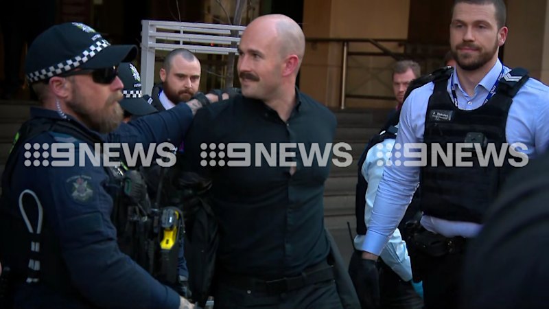 Neo-Nazi Thomas Sewell arrested outside court