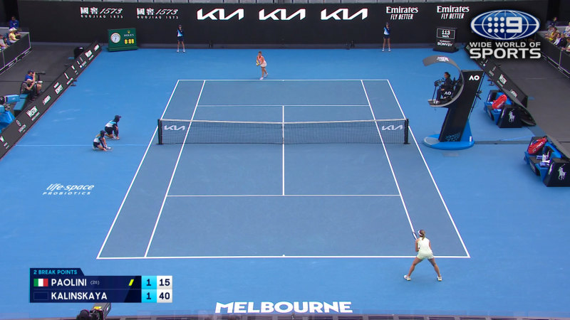 Australian Open Highlights: Jasmine Paolini v Anna Kalinskaya