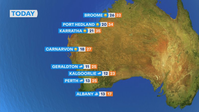 National weather forecast for Friday November 7
