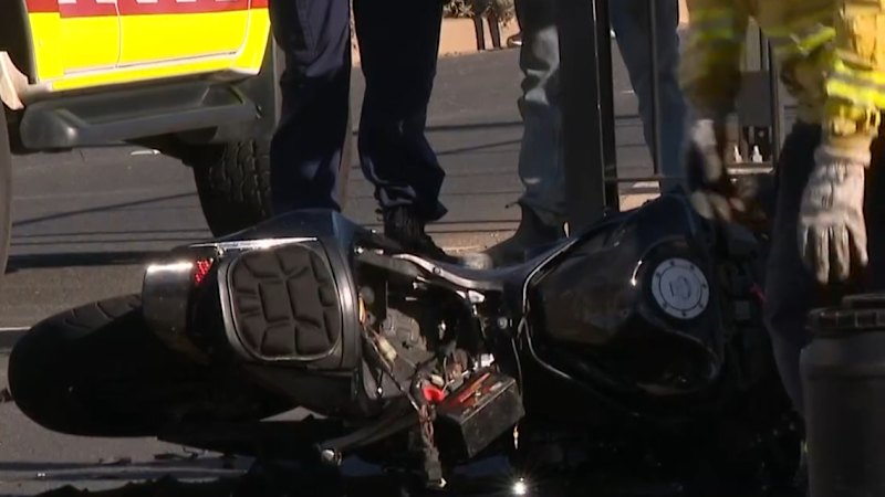 Motorcyclist critical after pursuit in Sydney’s south-west ends in crash