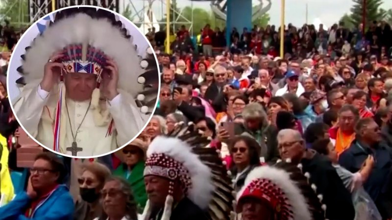 Papa, Kanada'nın İlk Milletler halkından özür diledi