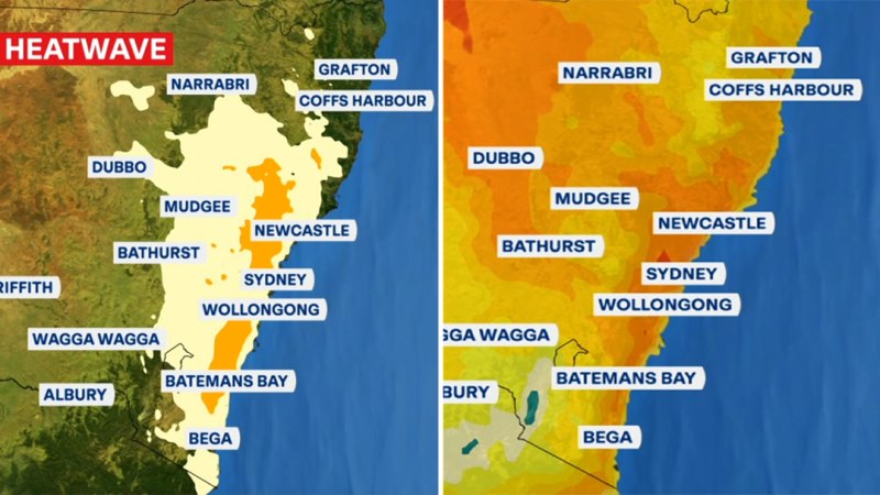 Heatwave warnings issued across NSW