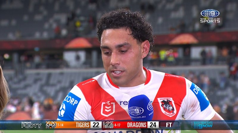 Tyrell Sloan says he would like to remain in the NRL amid club uncertainty