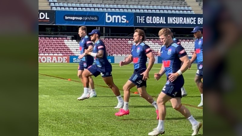 Payne Haas training with NSW on Monday