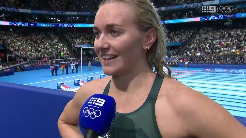 'Monkey on my back': Titmus reacts to gold medal swim