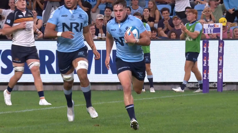 Wilson finishes brilliant NSW try