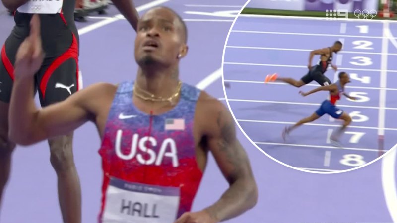 Hall comes from the clouds to win 400m final