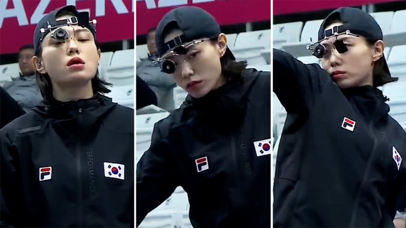 South Korea's record-breaking Olympic shooter Kim Yeji goes viral