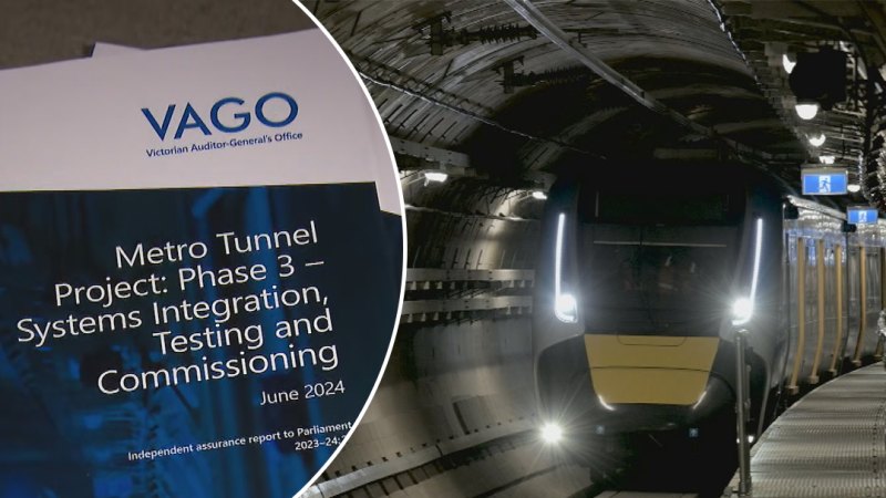 Anticipated completion date of Metro Tunnel pushed back