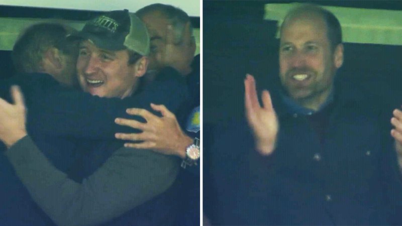 Prince William cheers stunning Villa win