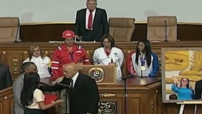 Acting Venezuelan president sworn in following Caracas raids