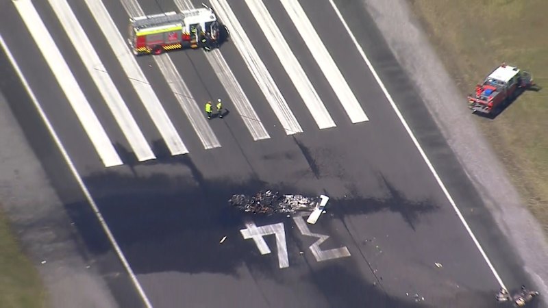 Three dead as light plane crashes at airport south of Sydney