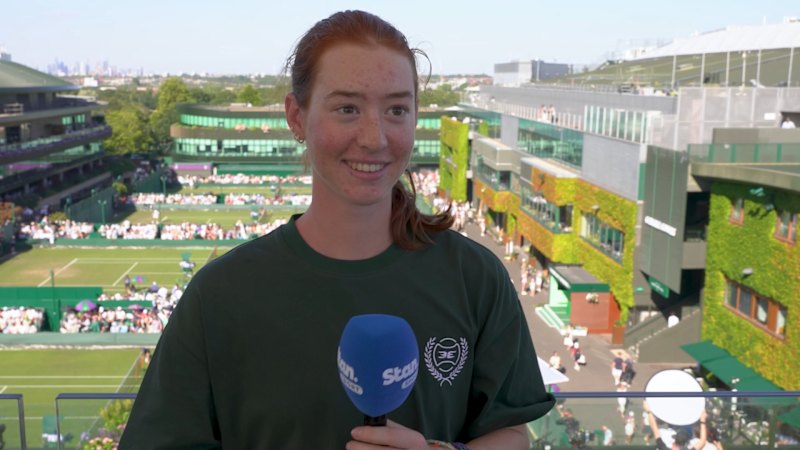 Teen gun reflects on 'crazy' Wimbledon warm-up win
