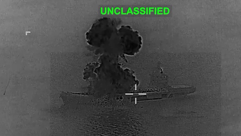 The Massive Iranian Drone Ship That Just Met the Bottom of the Sea