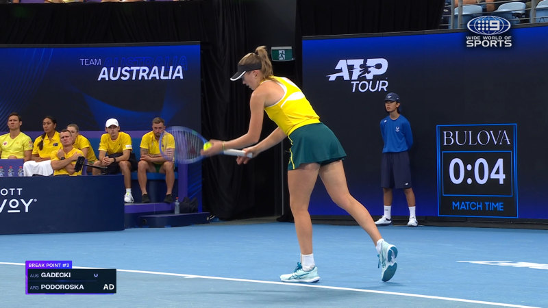 United Cup Highlights: Olivia Gadecki (AUS) v Nadia Podoroska (ARG)