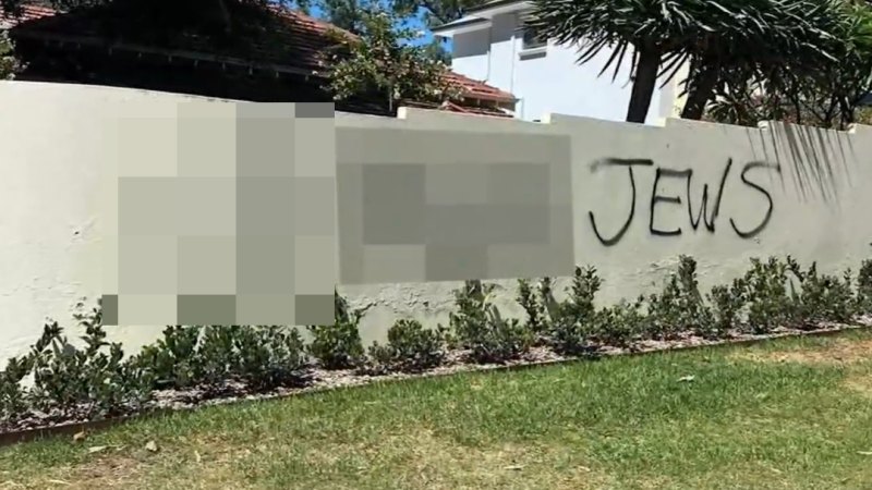 Antisemitic graffiti discovered in Perth