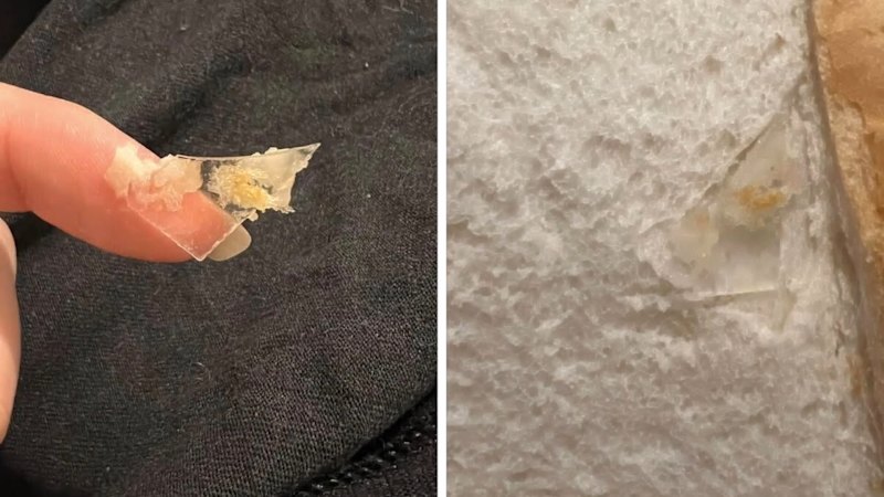 Mum's warning over glass found in bread loaf