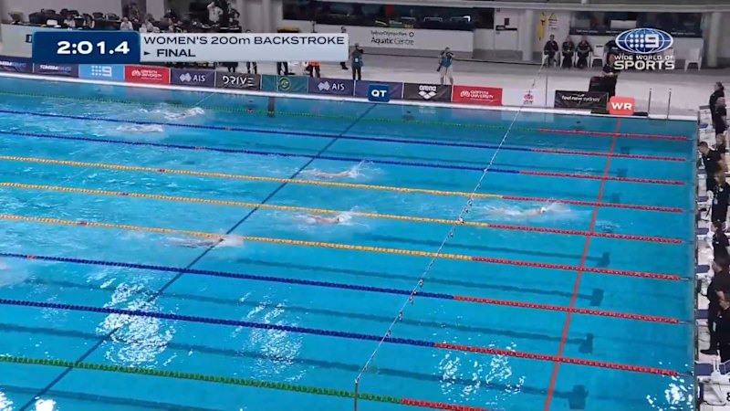 McKeown flirts with world record