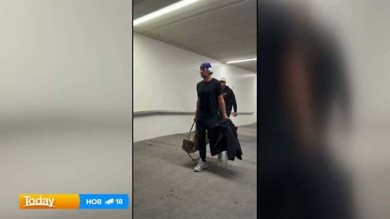 Los Angeles Rams arrive in Melbourne ahead of NFL clash with San Francisco 49ers
