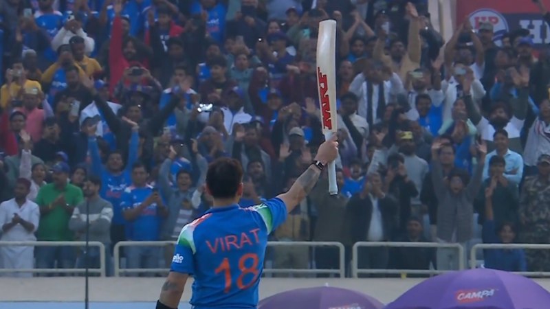 Kohli notches 52nd ODI century