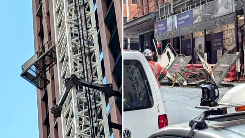 Scaffolding collapse in Sydney CBD