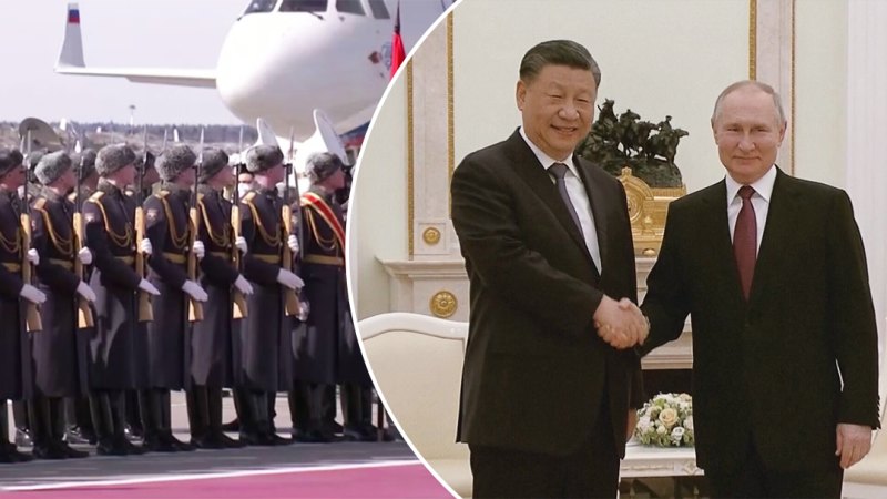 Vladimir Putin ve Xi Jinping Moskova'da bir araya geldi