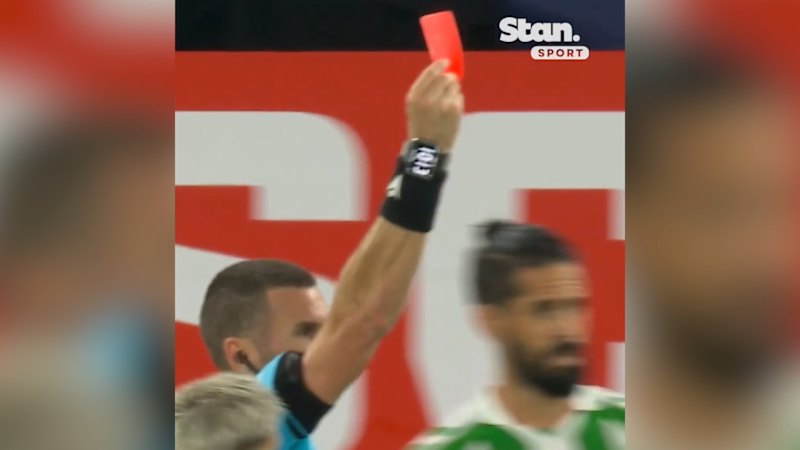 Ethan Mbappé sent off after elbow incident vs Real Betis