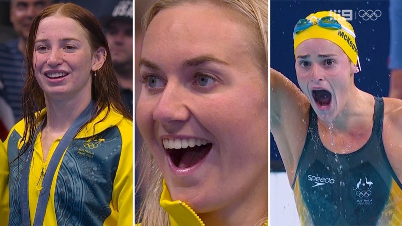 Every Aussie gold medal in swimming at Paris 2024
