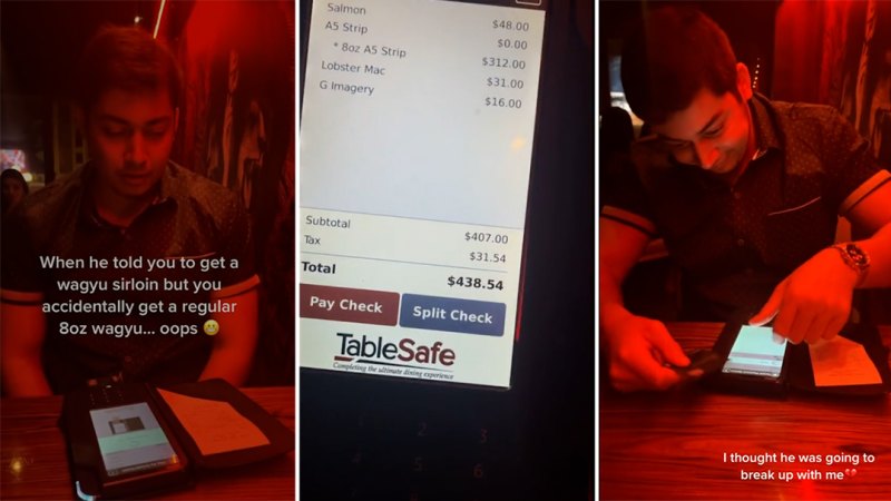 Couple clash over who should pay for expensive anniversary meal