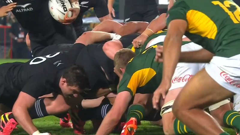 Will Jordan scores two tries as All Blacks beat Springboks at Ellis Park