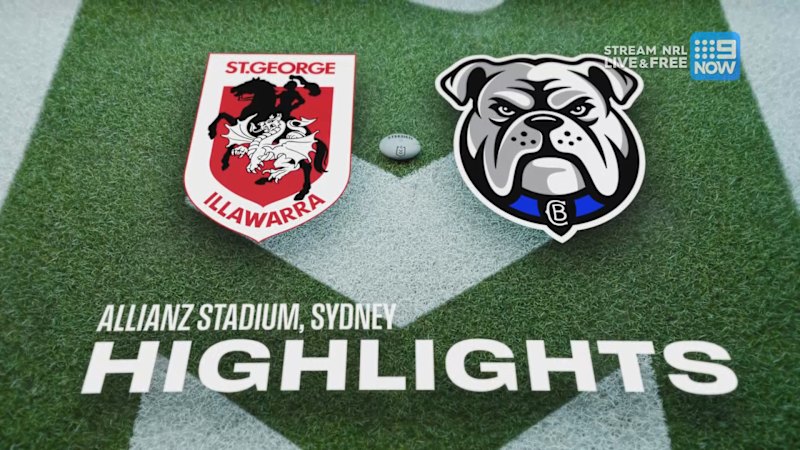 Dragons and Bulldogs meet in Round 25 under lights at Allianz Stadium