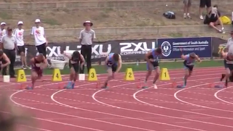 Aussie schoolboy sprint sensation's scorching run