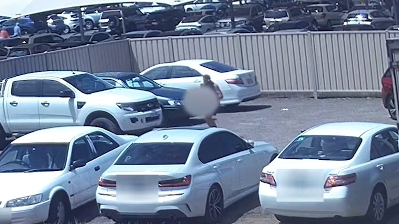 Thief removes baby from car before stealing vehicle